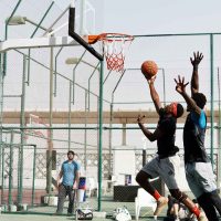 It's easy to get a soft tissue injury while playing basketball.